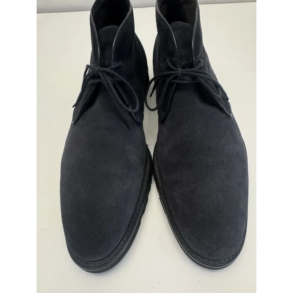 BRUNO MAGLI Blue Suede Leather Chukka Boots Made In Italy EUC Size 12 READ!!